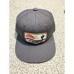 NWOT Bird Dogs Scottsdale Desert Patch Snapback Hat Gray Flat Bill Trucker